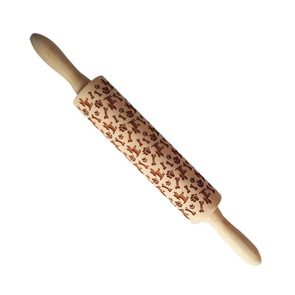 Christmas Baking: Embossed Rolling Pin-65 STYLES