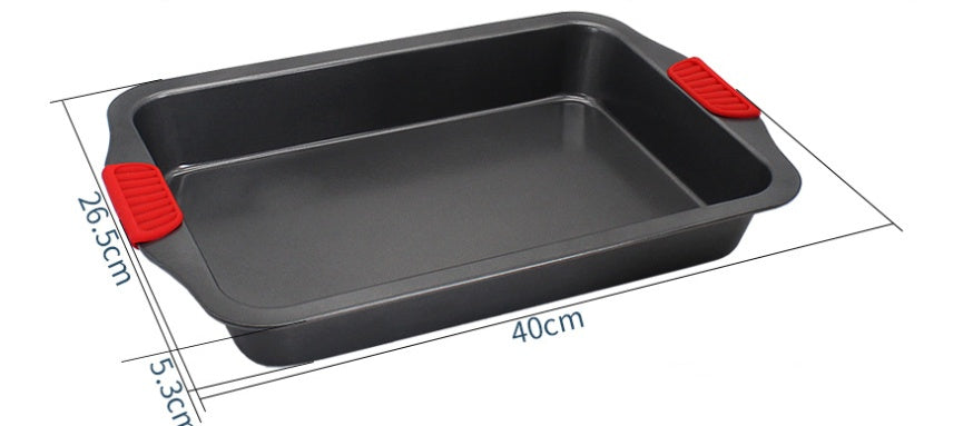 Carbon Steel Baking Tray with Silicone Handles by Binaural