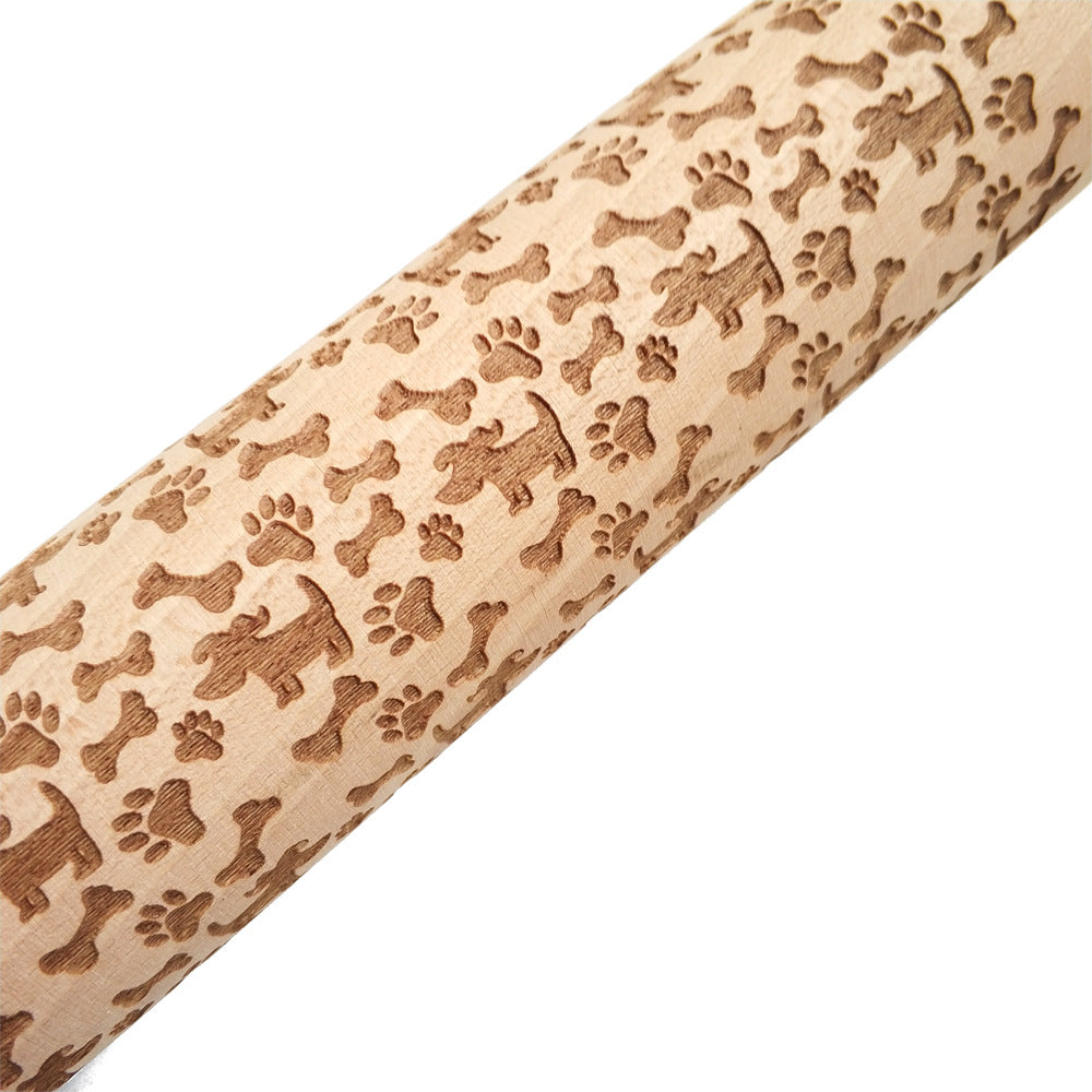Christmas Baking: Embossed Rolling Pin-65 STYLES