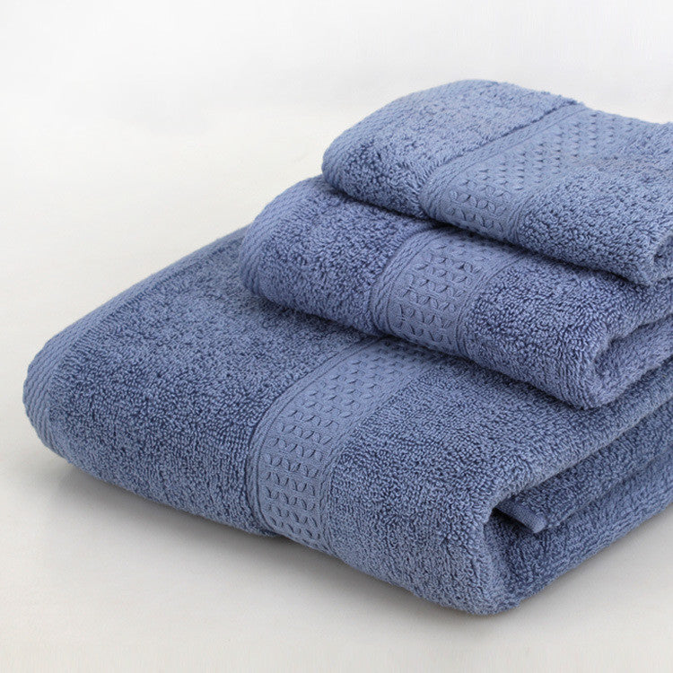 Towels: Bath Towel Set-3 Piece-Various Colors