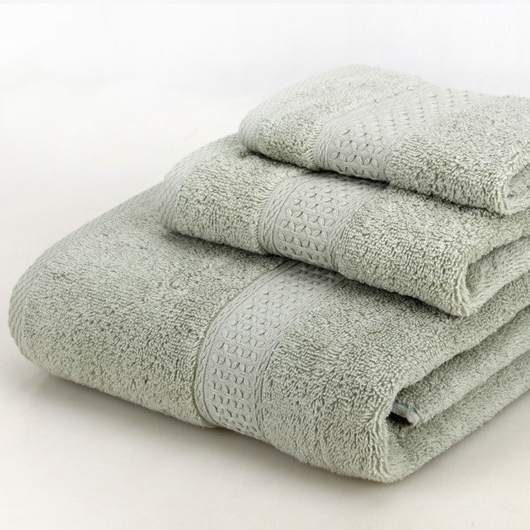 Towels: Bath Towel Set-3 Piece-Various Colors