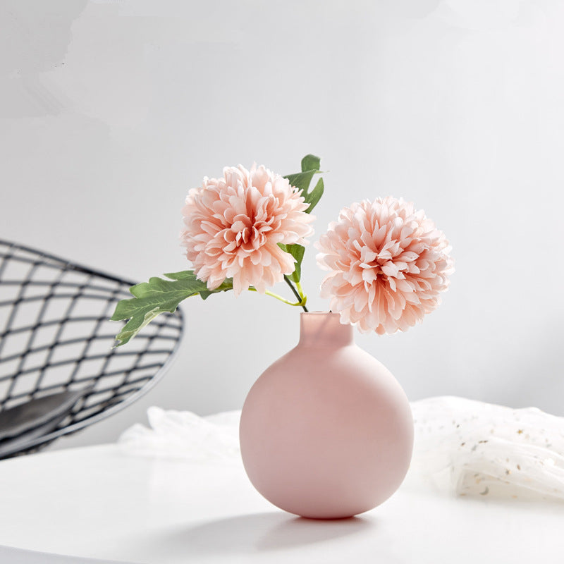 Suzannah's Kitchen Nordic Frosted Ceramic Small Accent Vase