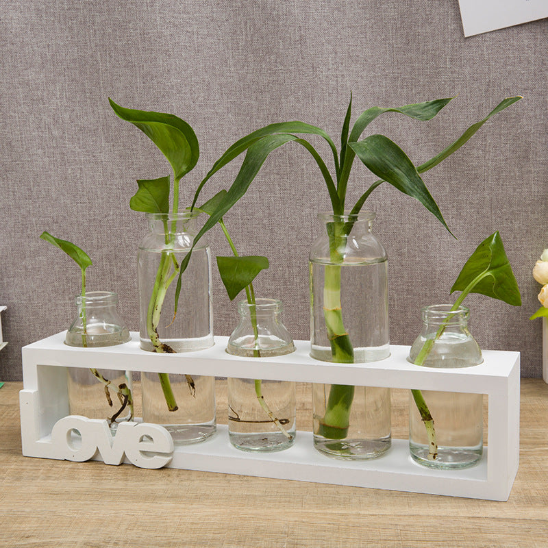 "Love" Hydroponic Vase Stand