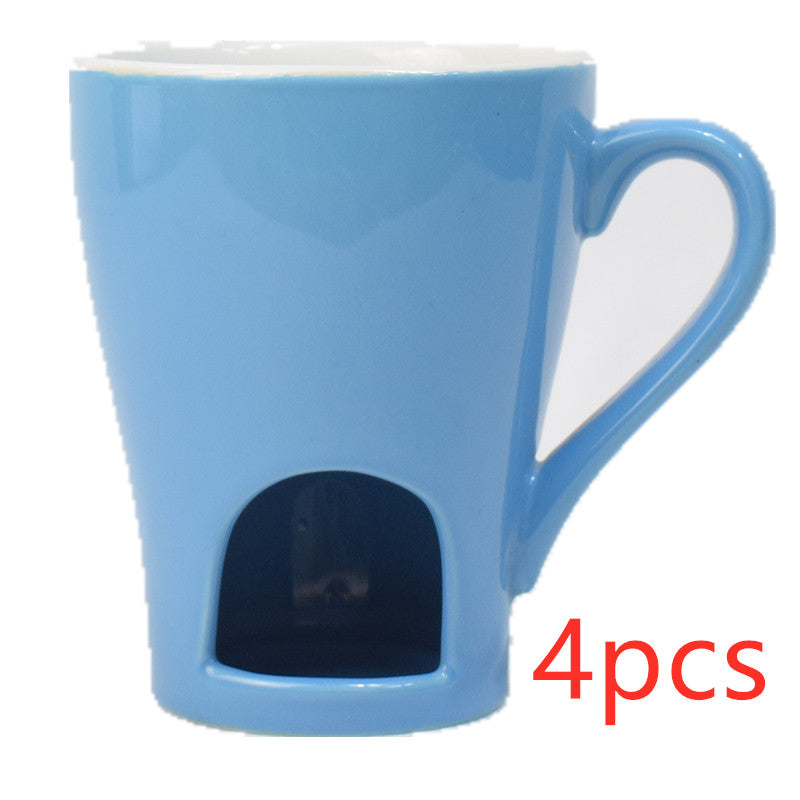Kitchenware: Ceramic Pink & Blue Melter Mug