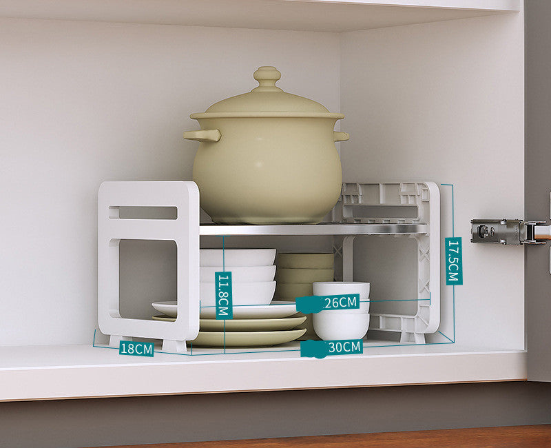 Suzannah's Kitchen 304 Stainless Steel Extendable Countertop & Cabinet Shelf