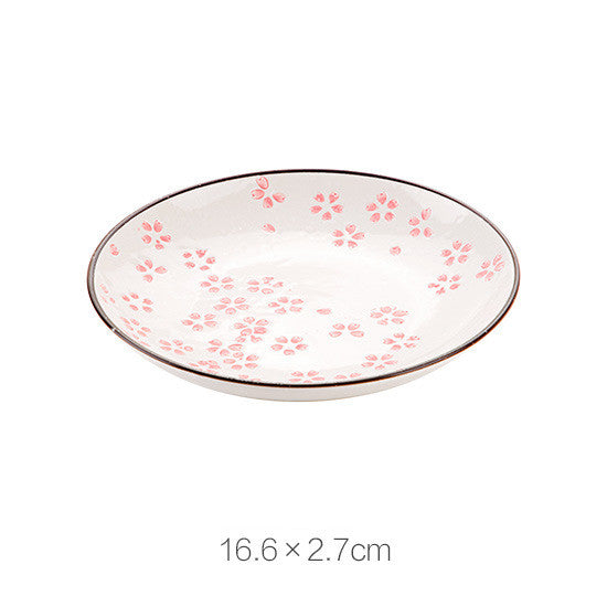 Suzannah's Kitchen Cherry Blossom Floral Ceramic Dessert Dish
