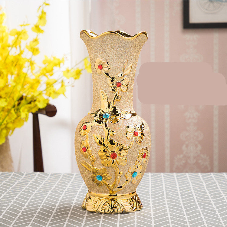 Vase -Ceramic Gilded Ceramic European