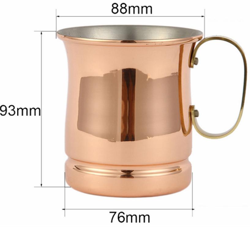 Barware-Rose Gold Stainless Steel Mug