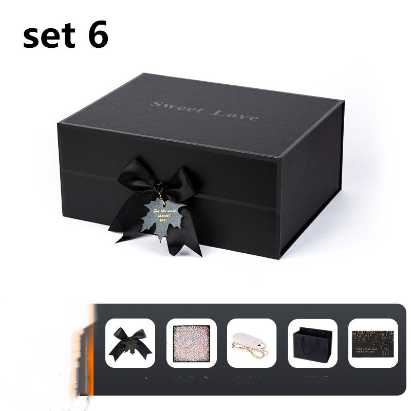Black Clamshell Gift Box