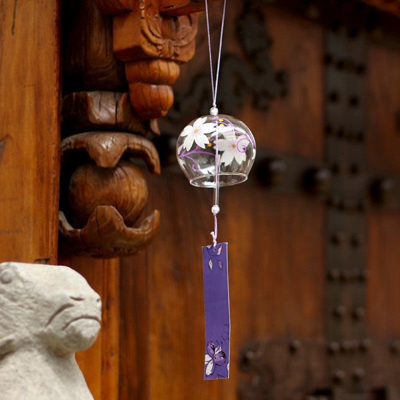 Glass Wind Chimes Japanese Ornaments Mori Series Creativity