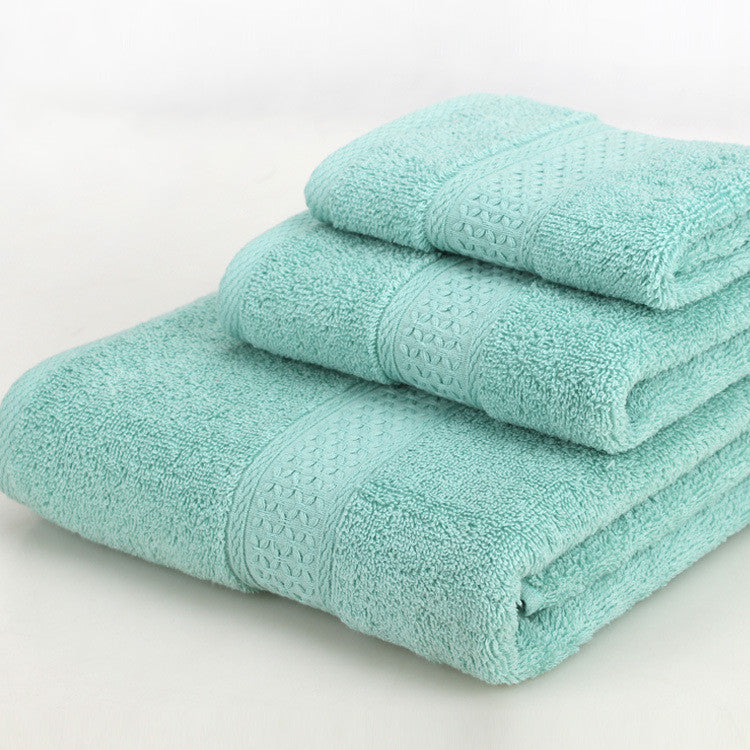 Towels: Bath Towel Set-3 Piece-Various Colors