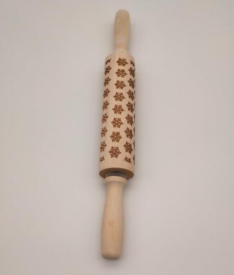 Christmas Baking: Embossed Rolling Pin-65 STYLES