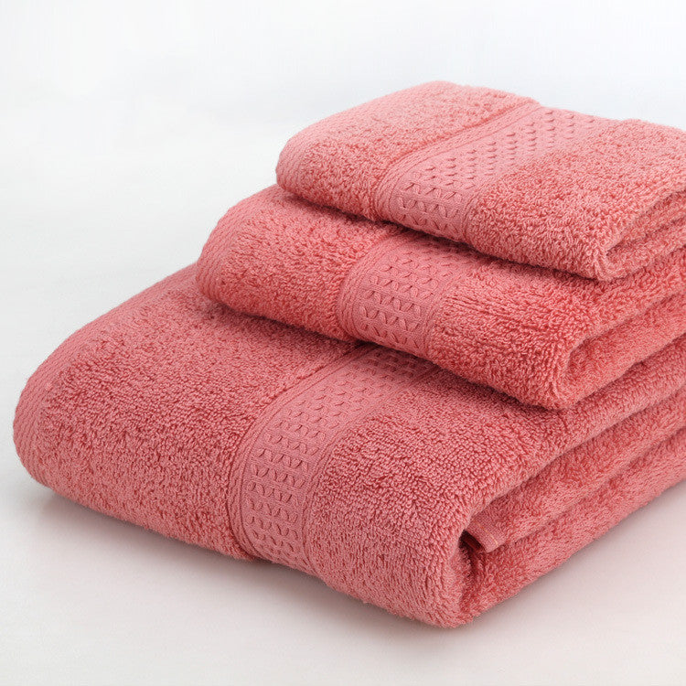 Towels: Bath Towel Set-3 Piece-Various Colors