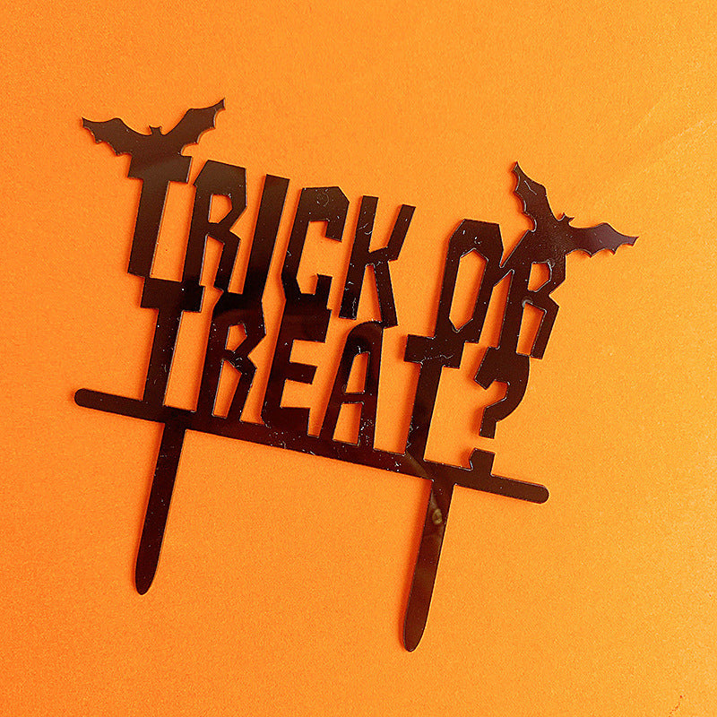 Black Halloween Cake Decorations