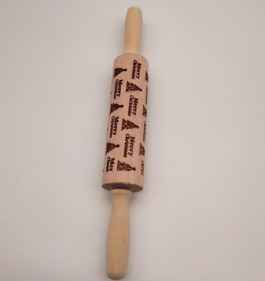 Christmas Baking: Embossed Rolling Pin-65 STYLES
