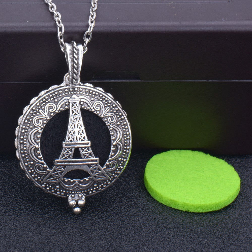 Tree Of Life Magnetite Alloy Aroma Diffuser Necklace
