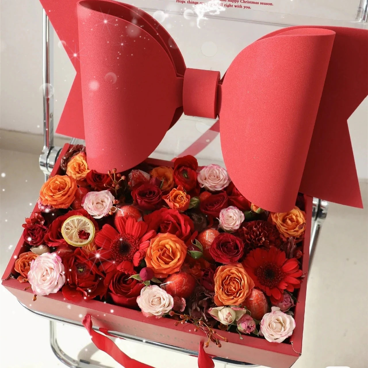 The Big Red Bow Gift Box