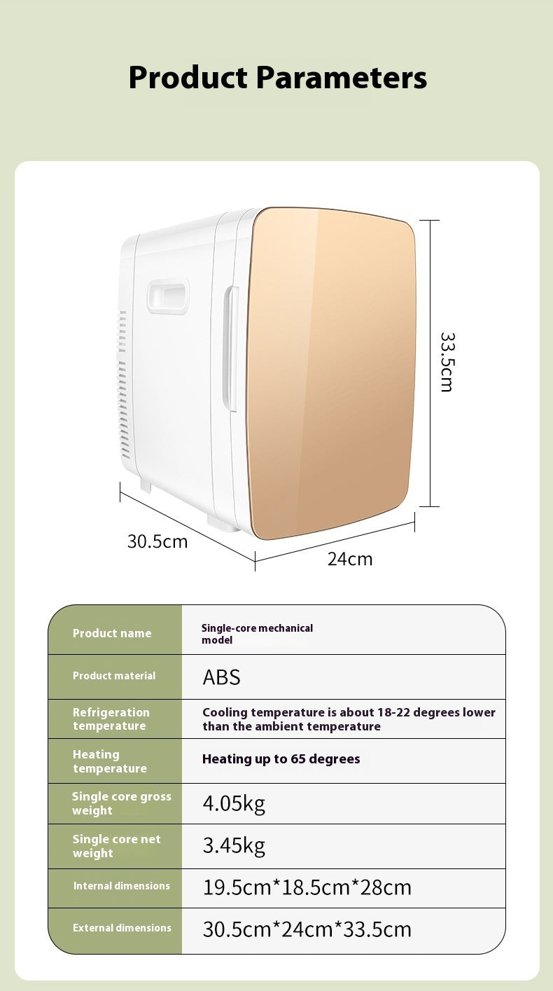 Mini 15L Refrigerator with Digital Display
