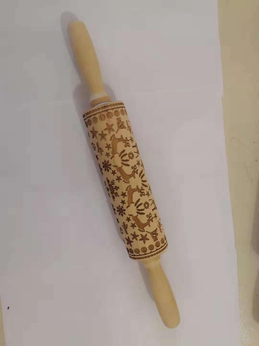 Christmas Baking: Embossed Rolling Pin-65 STYLES