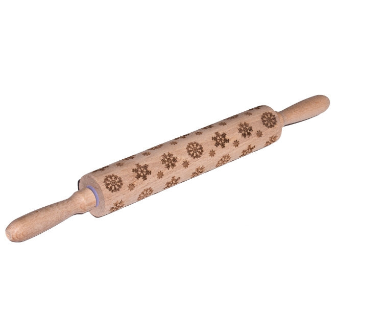 Christmas Baking: Embossed Rolling Pin-65 STYLES