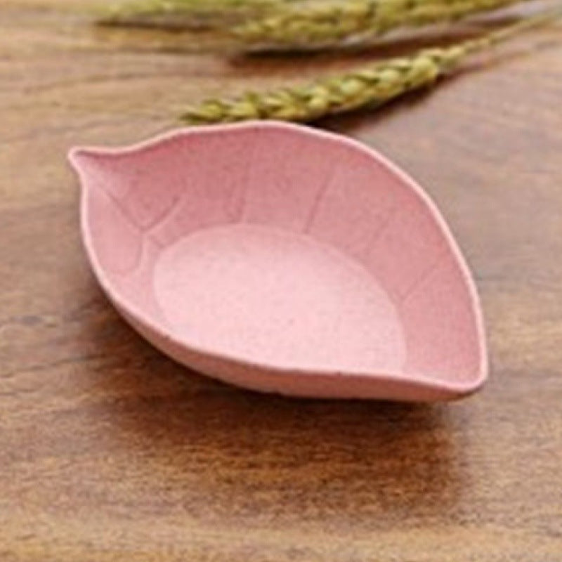 Suzannah's Kitchen Colorful Ceramic Leaf-Shaped Prep & Sauce Dish