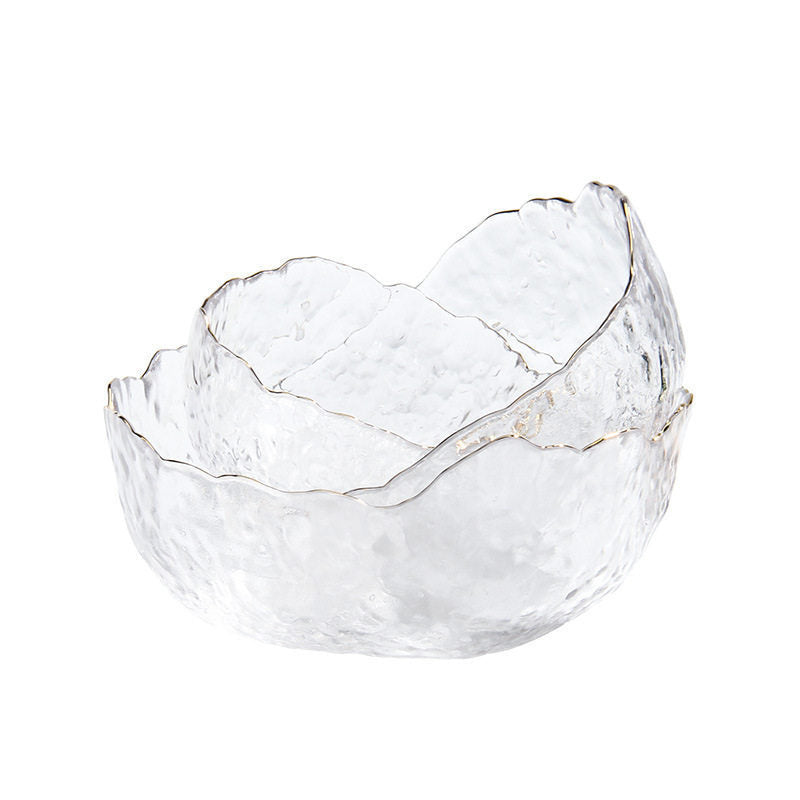 Glacier Glass Serving Bowls