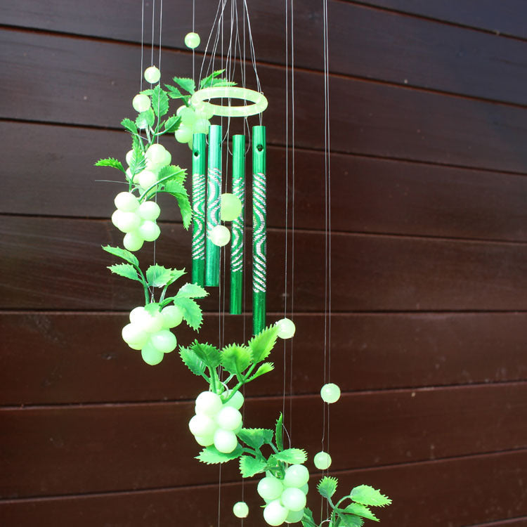Luminous grape wind chimes ornaments