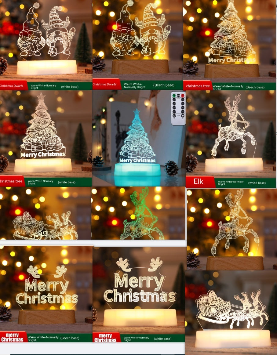 Christmas Decor: 3D Lighted Table Decor