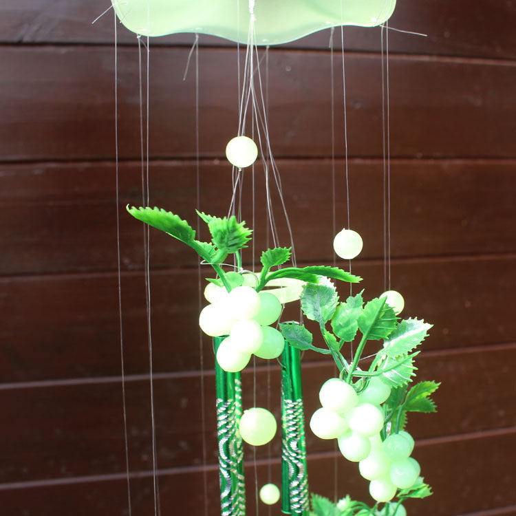 Luminous grape wind chimes ornaments