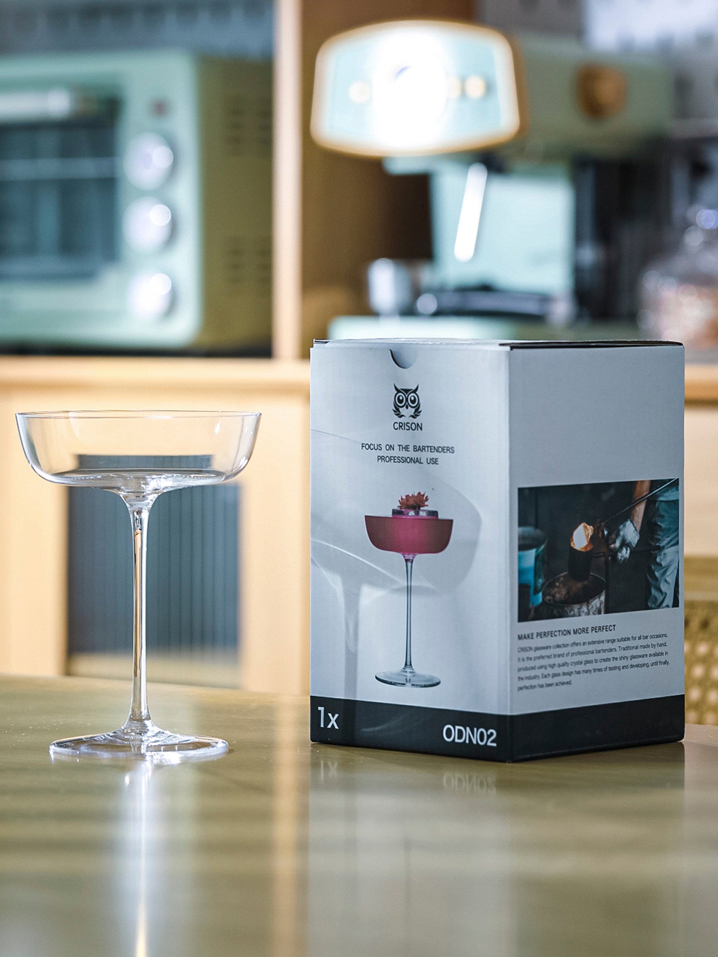 Fine Coupe Glass for Cocktails or Desserts