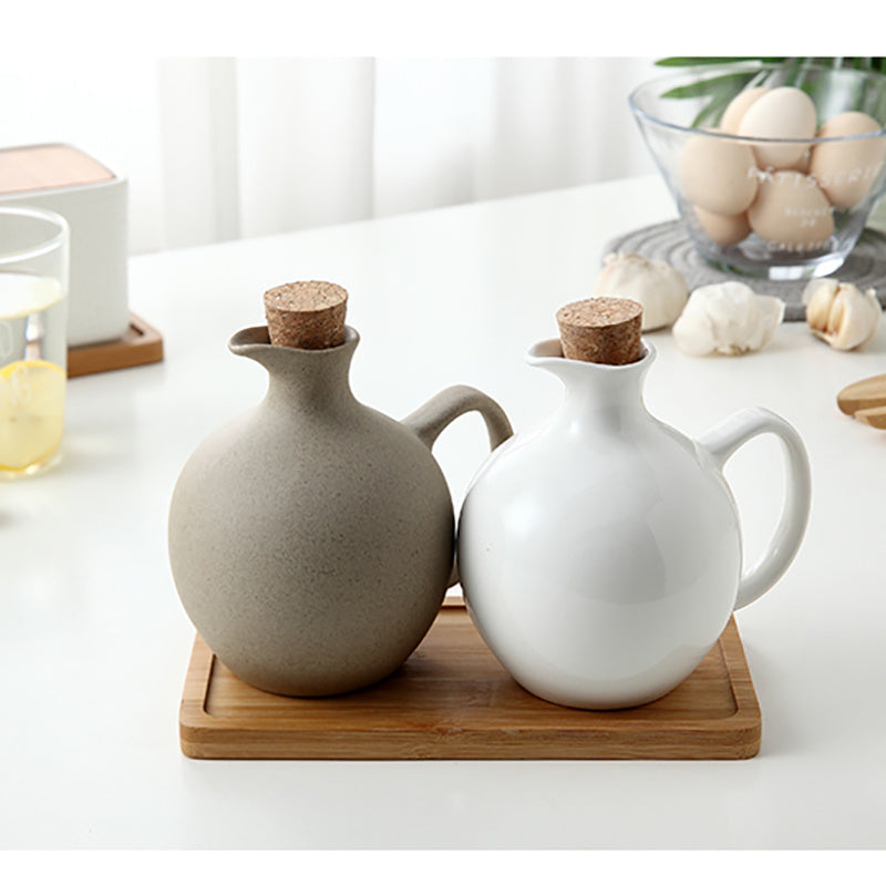 Suzannah's Kitchen Nordic Ceramic Oil & Vinegar Jar