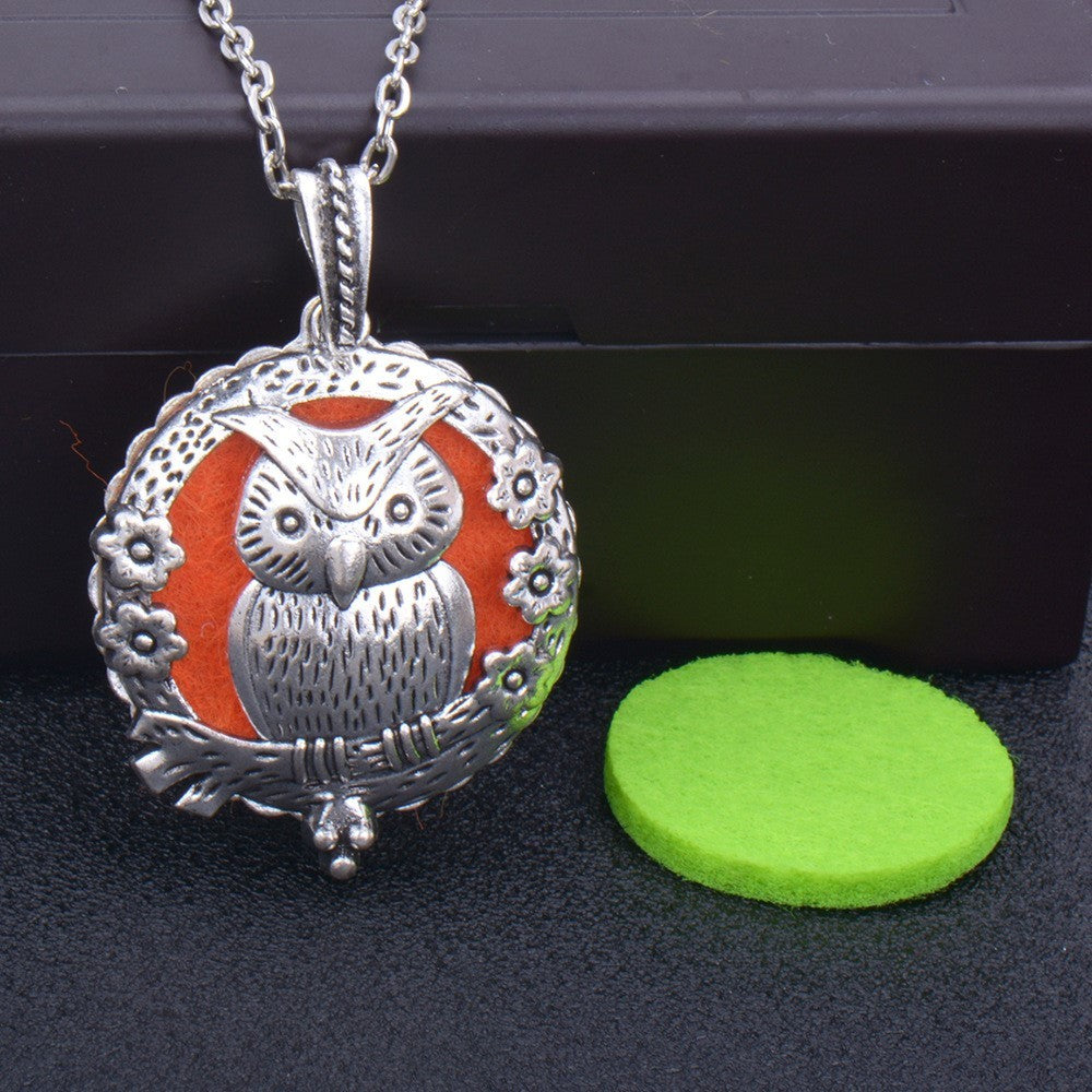 Tree Of Life Magnetite Alloy Aroma Diffuser Necklace