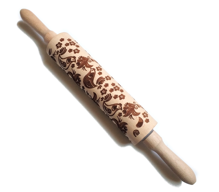 Christmas Baking: Embossed Rolling Pin-65 STYLES