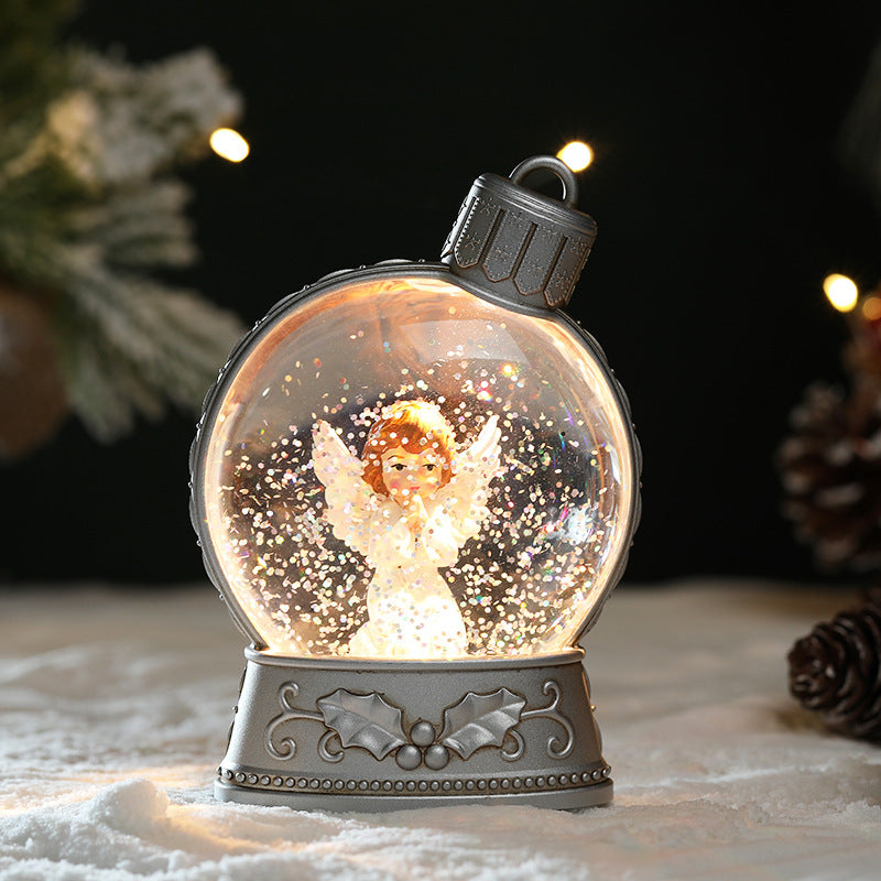 Christmas Decor: Lighted Holiday Snow Globes
