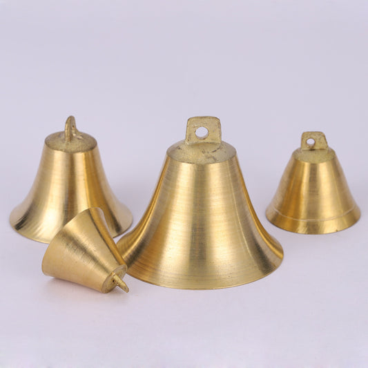 Pure Copper Wind Chimes Bell Pendant Horn Copper Bell Opening Ancient Pet Bell
