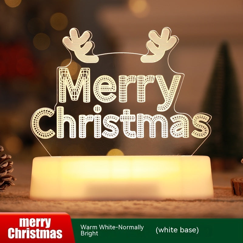Christmas Decor: 3D Lighted Table Decor