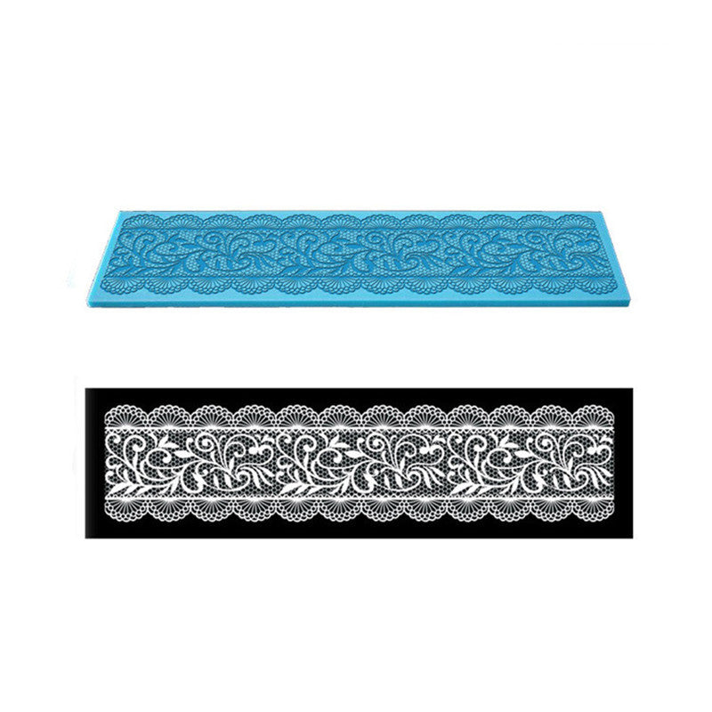Cake Decorating: Silicone Lace Cake Border Fondant Mold