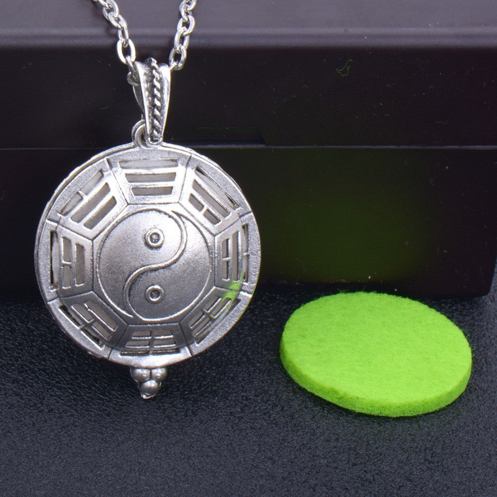 Tree Of Life Magnetite Alloy Aroma Diffuser Necklace