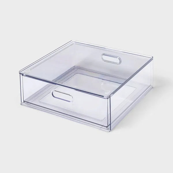 Suzannah's Kitchen Large Clear Square Bakeware & Tool Storage Drawer