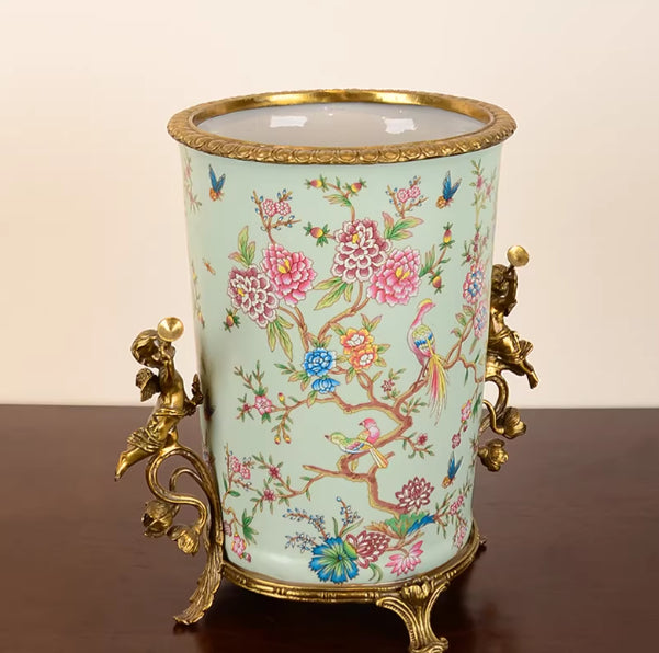 Vase Flower Arrangement Decoration Hand-painted