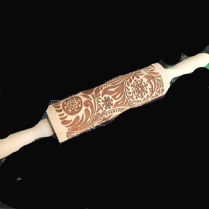 Christmas Baking: Embossed Rolling Pin-65 STYLES
