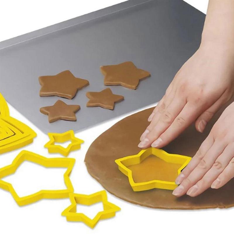 Five Pointed Star Cookie Cutters-Nested Set of 6