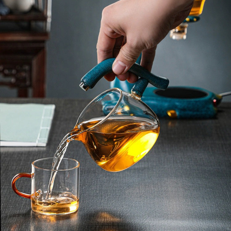 Automatic Glass Tea Brewer and Cup