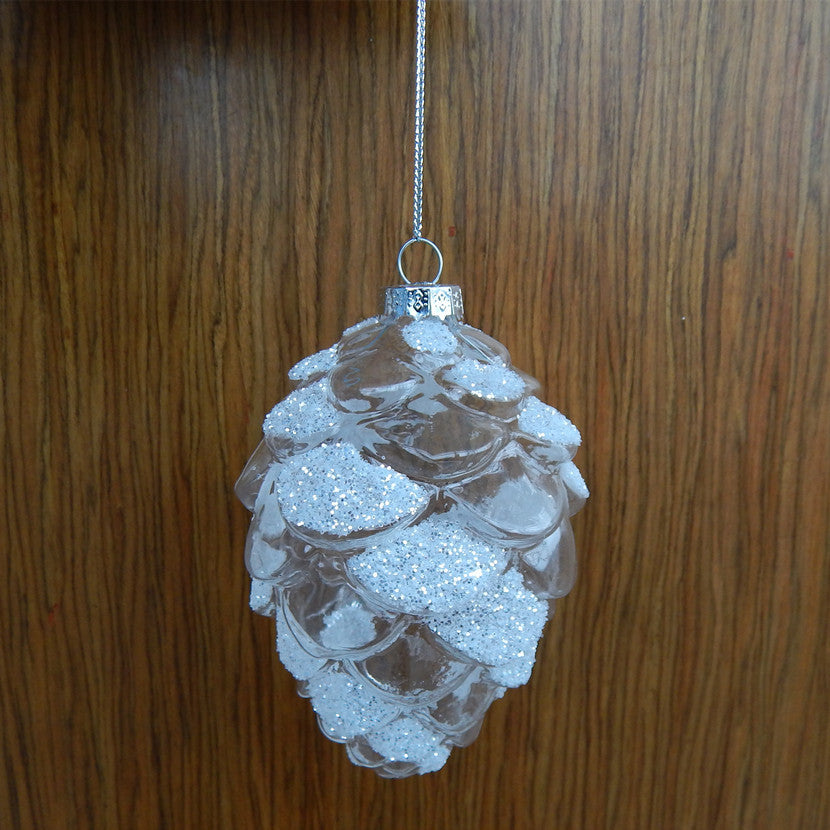 Christmas Tree: Lighted Pine Cone Ornament