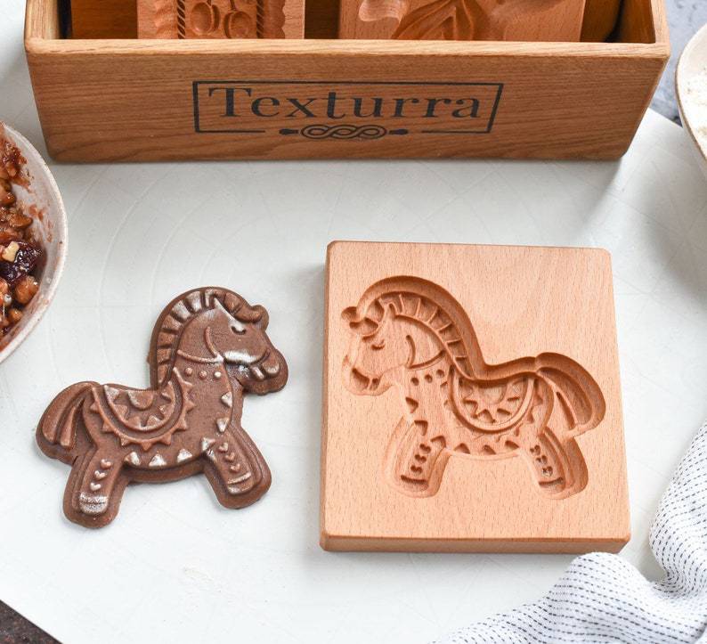 Wooden Animal, Nature, Decorative Stamp Molds