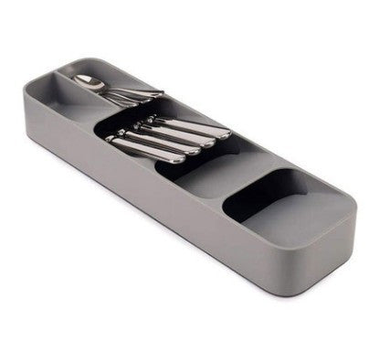 Suzannah's Kitchen Covered Cutlery Storage Box with Compartments