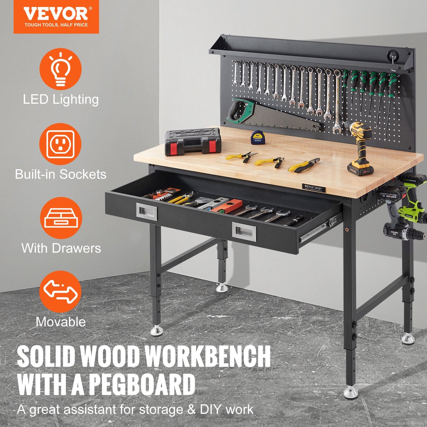 Pegboard Workbench