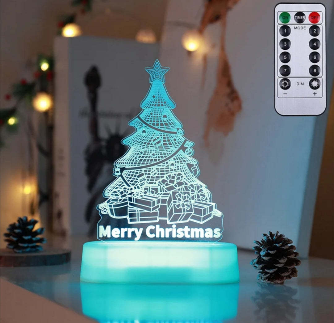 Christmas Decor: 3D Lighted Table Decor