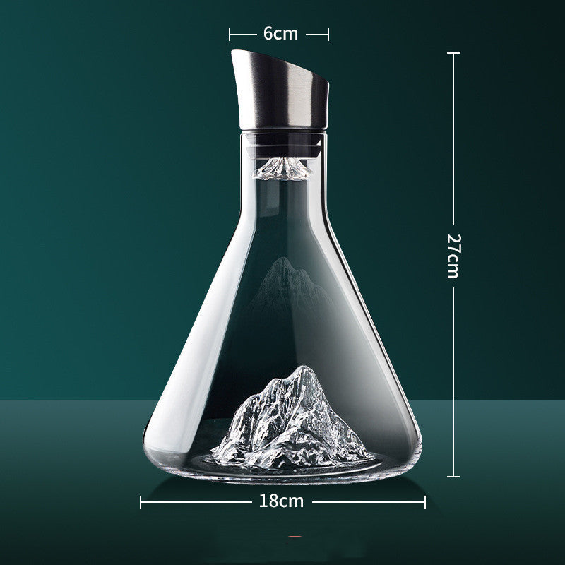 Crystal Iceberg Wine Decanter