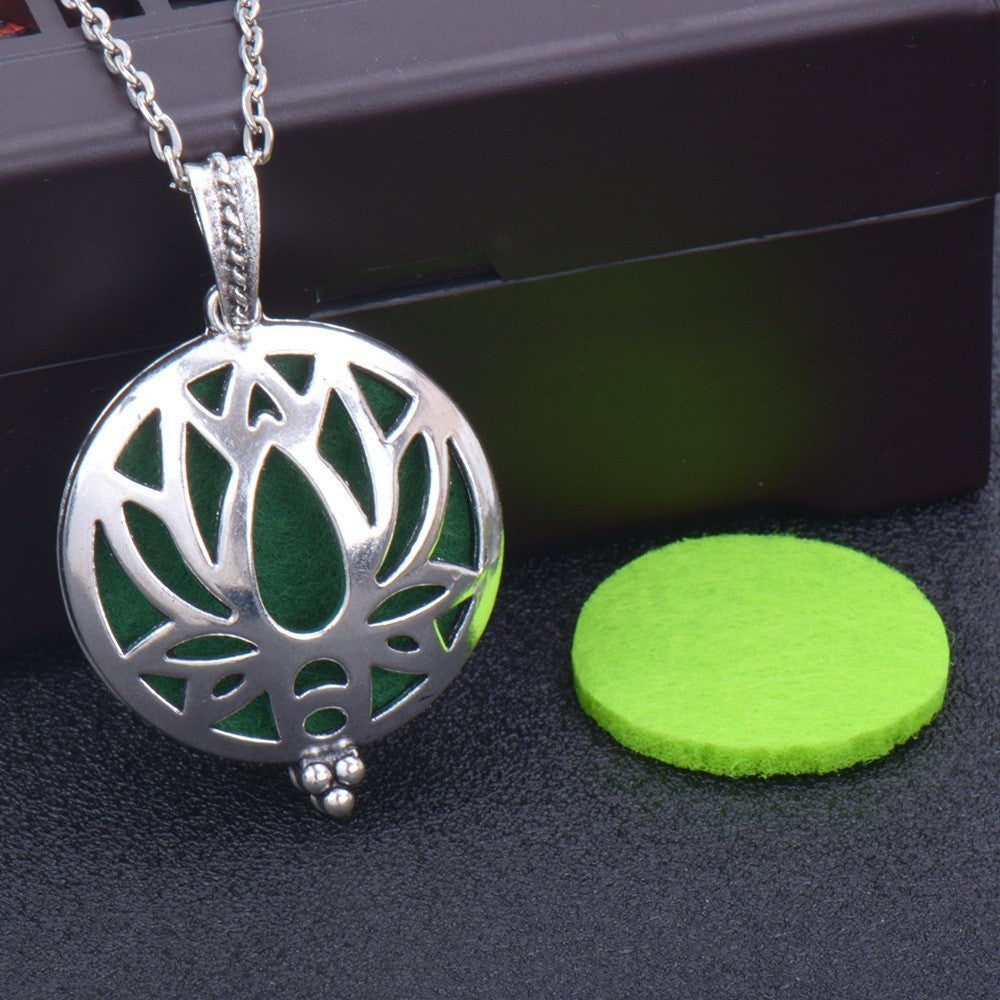 Tree Of Life Magnetite Alloy Aroma Diffuser Necklace